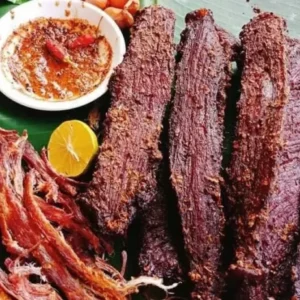 Thịt lợn sấy Pờ Ma Lung