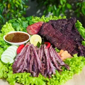 Thịt trâu gác bếp Thắm Hùng 0.5kg